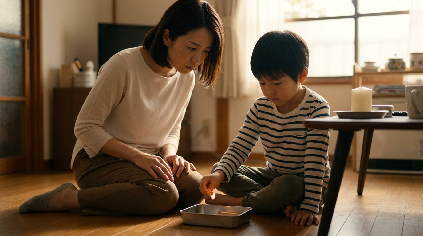 火遊びをしたがる長男に、私が選んだ「小さな火傷」という教訓